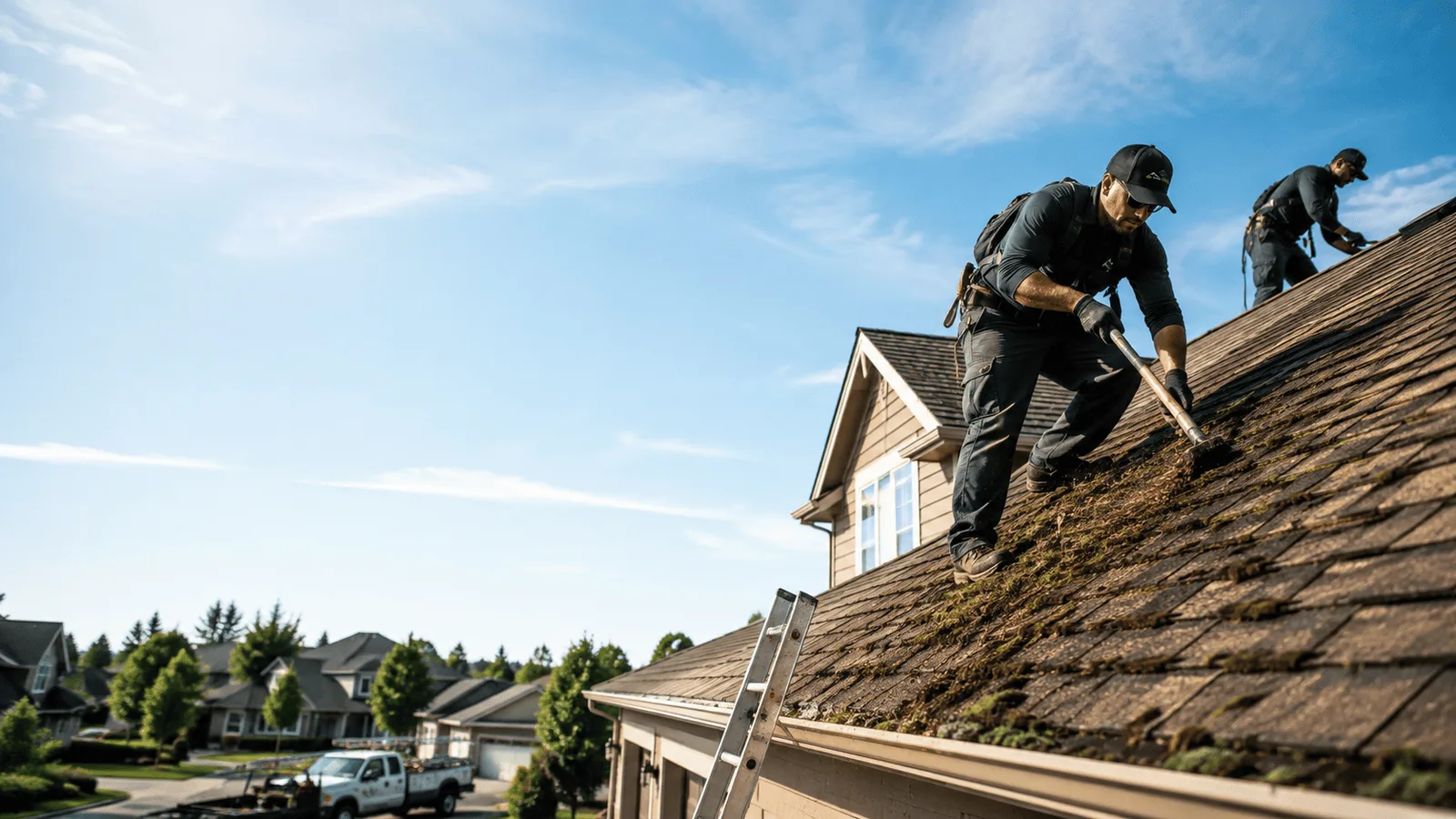 Roof Moss Removal in Plumerville, AR near me